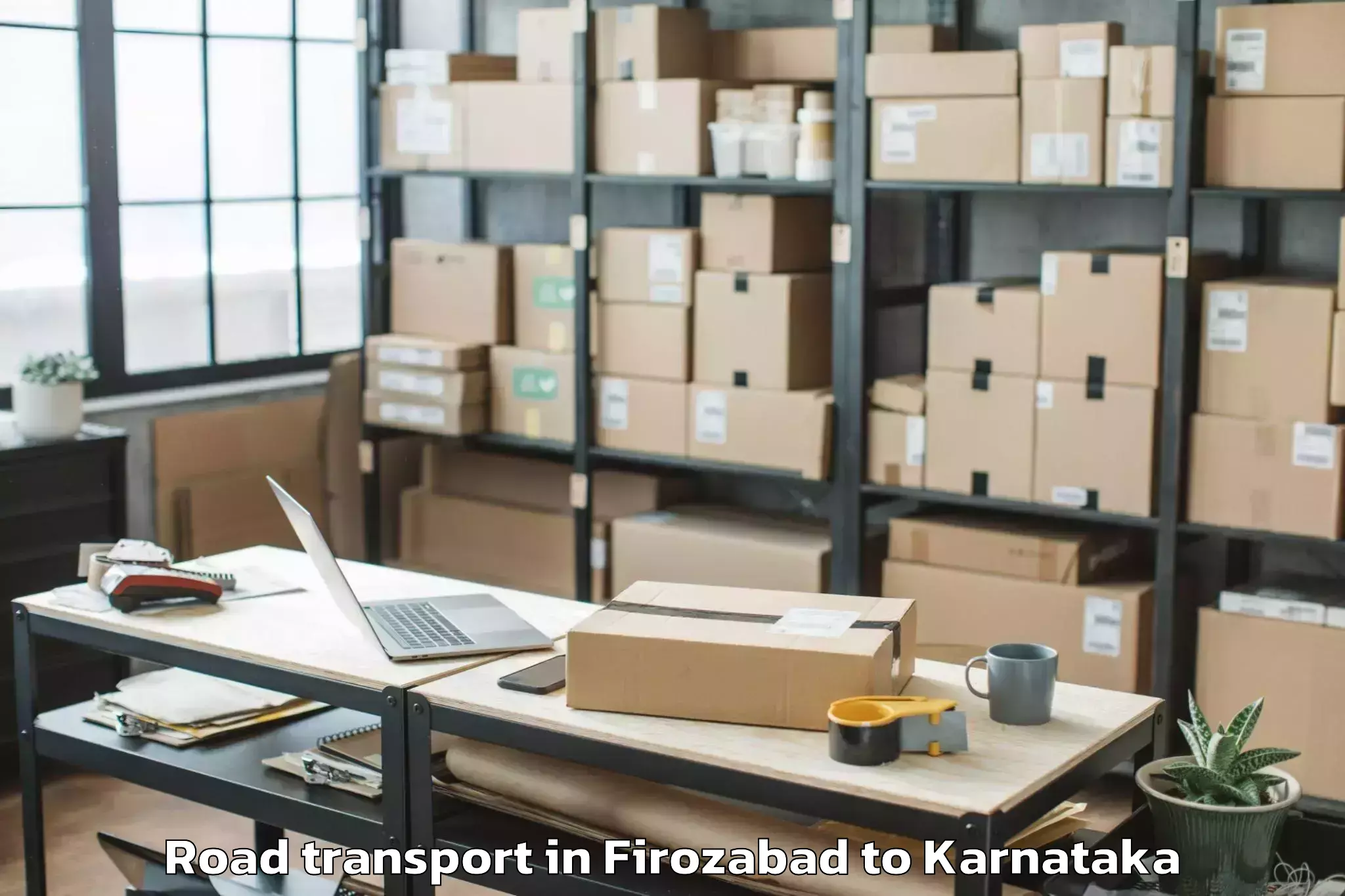 Expert Firozabad to Huvina Hadagali Road Transport